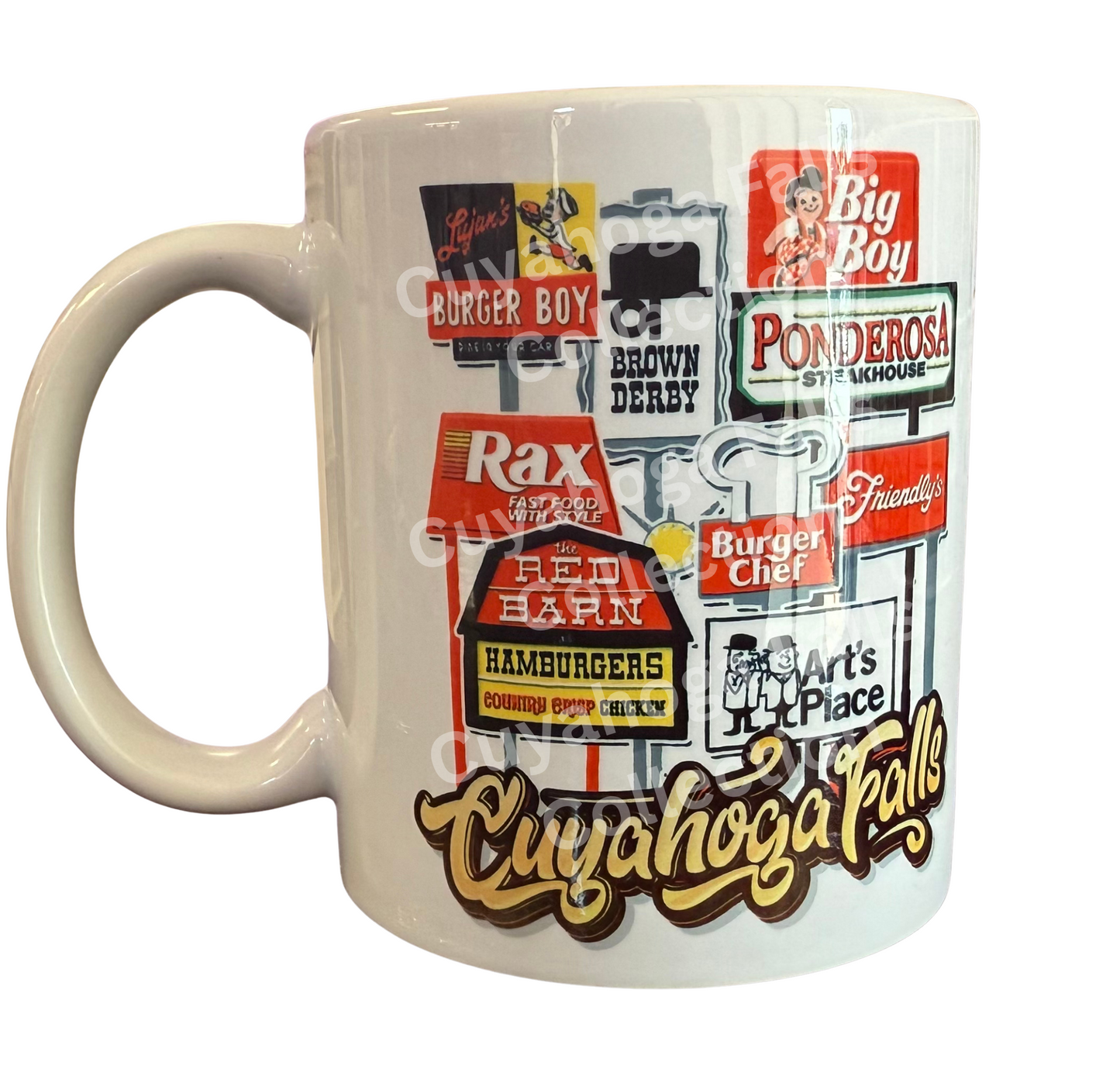 CUYAHOGA FALLS RESTAURANTS MUG
