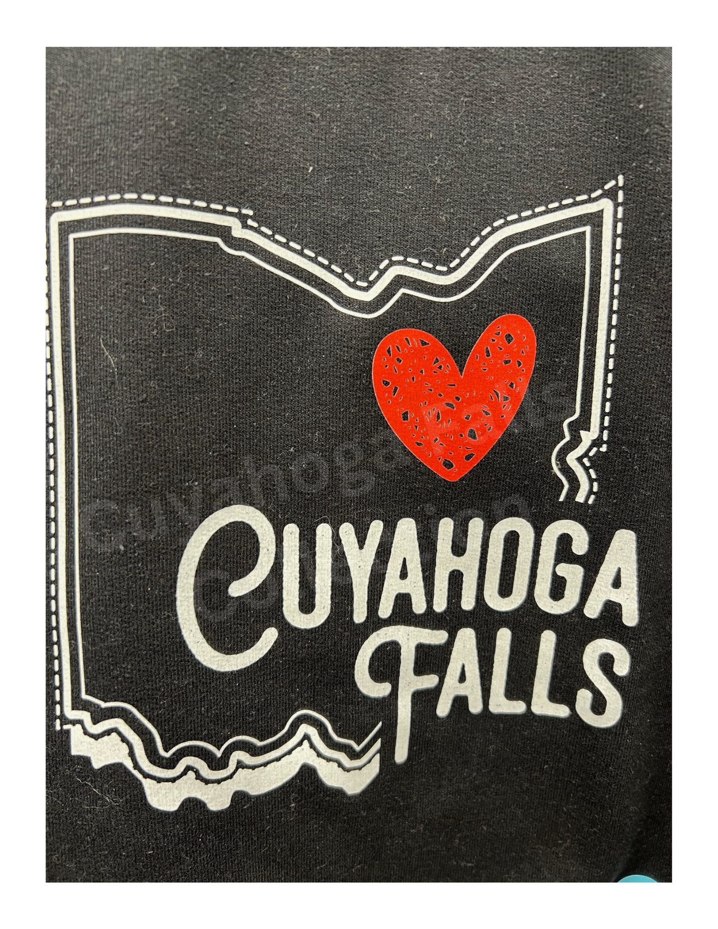 Heart Cuyahoga Falls Hoodie