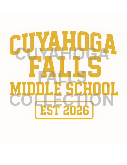 CFMS Est 2026 Hoodie (gold lettering)