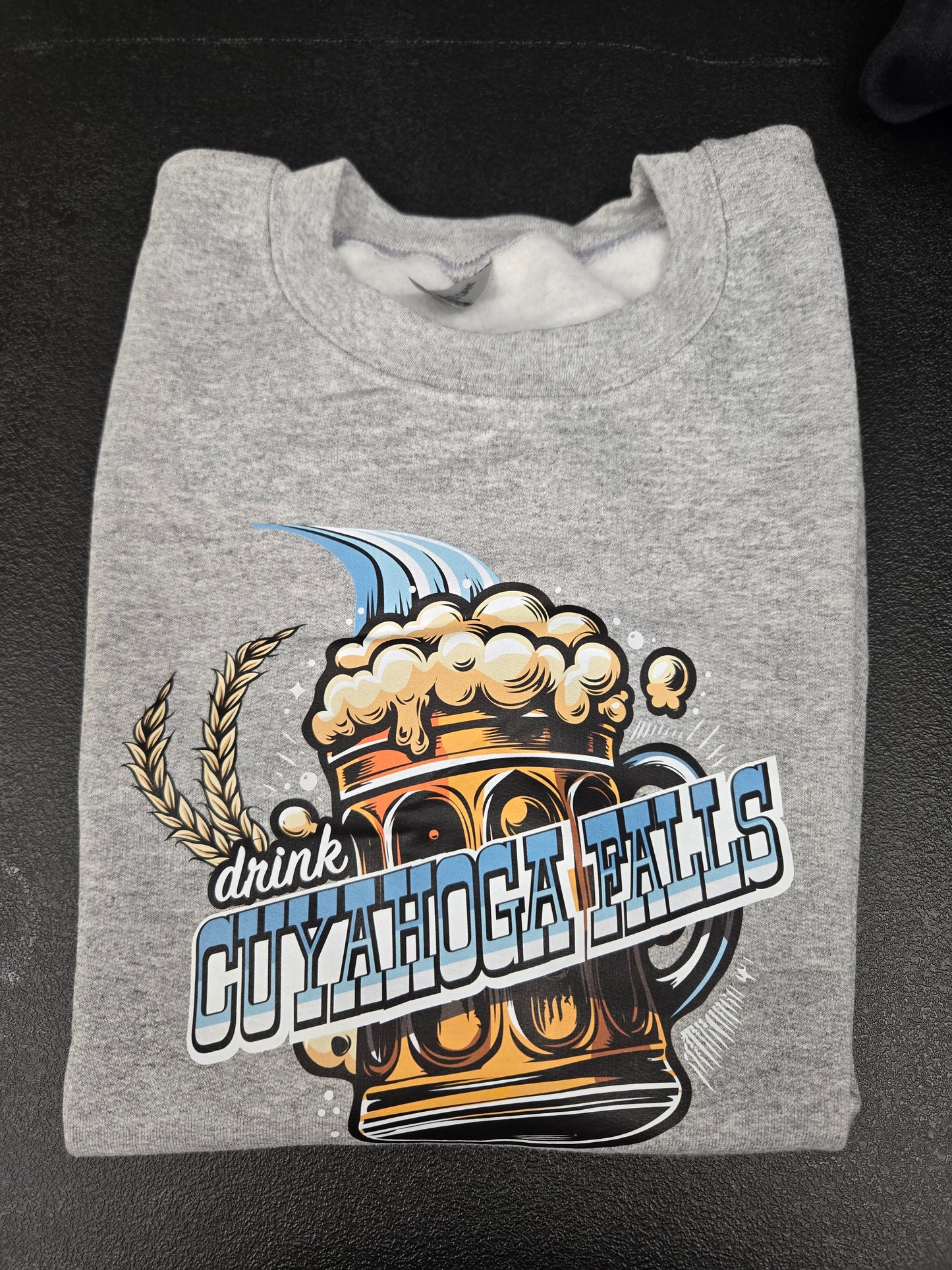 Drink Cuyahoga Falls Crewneck/ Sweatshirt
