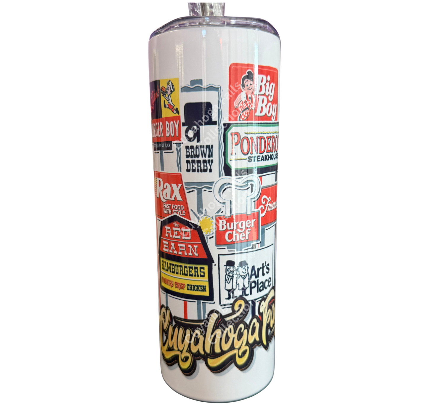 CUYAHOGA FALLS RESTAURANTS TUMBLER