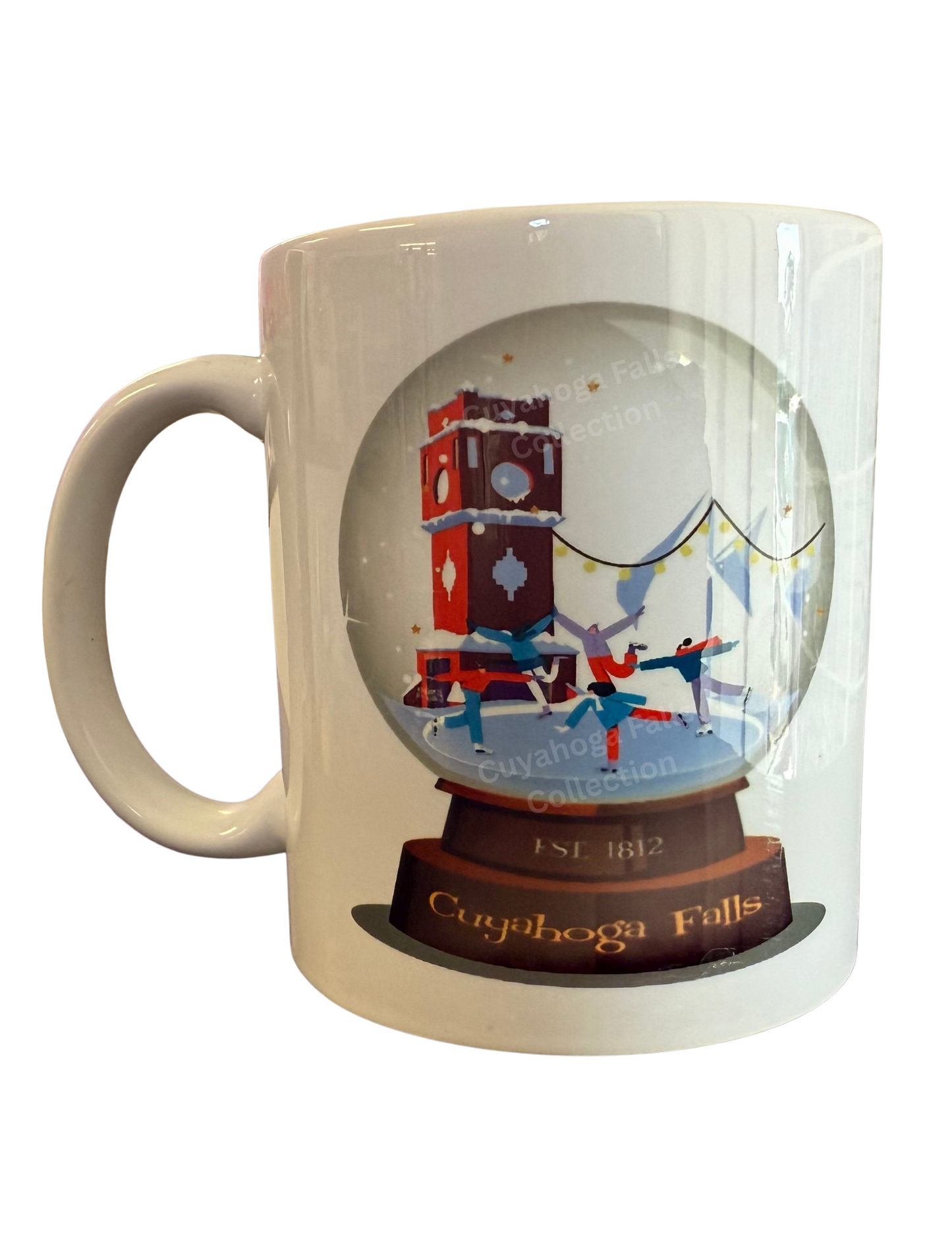 CUYAHOGA FALLS SNOWGLOBE COFFEE MUG
