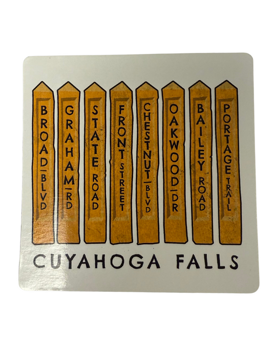 Street Signs Magnetic Sticker