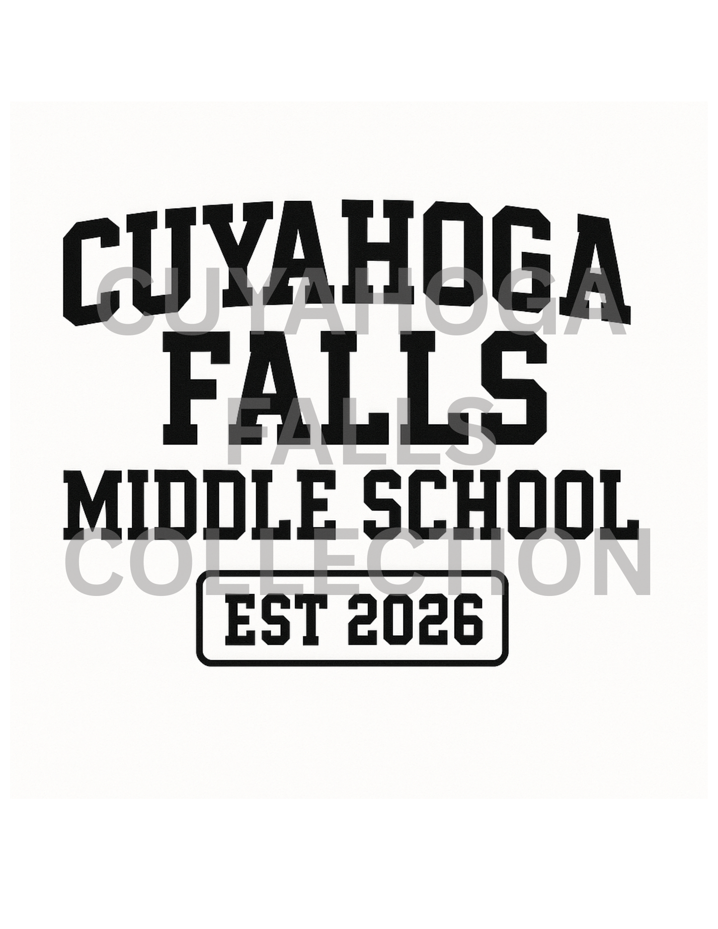 CFMS Est 2026 Crewneck (black lettering)
